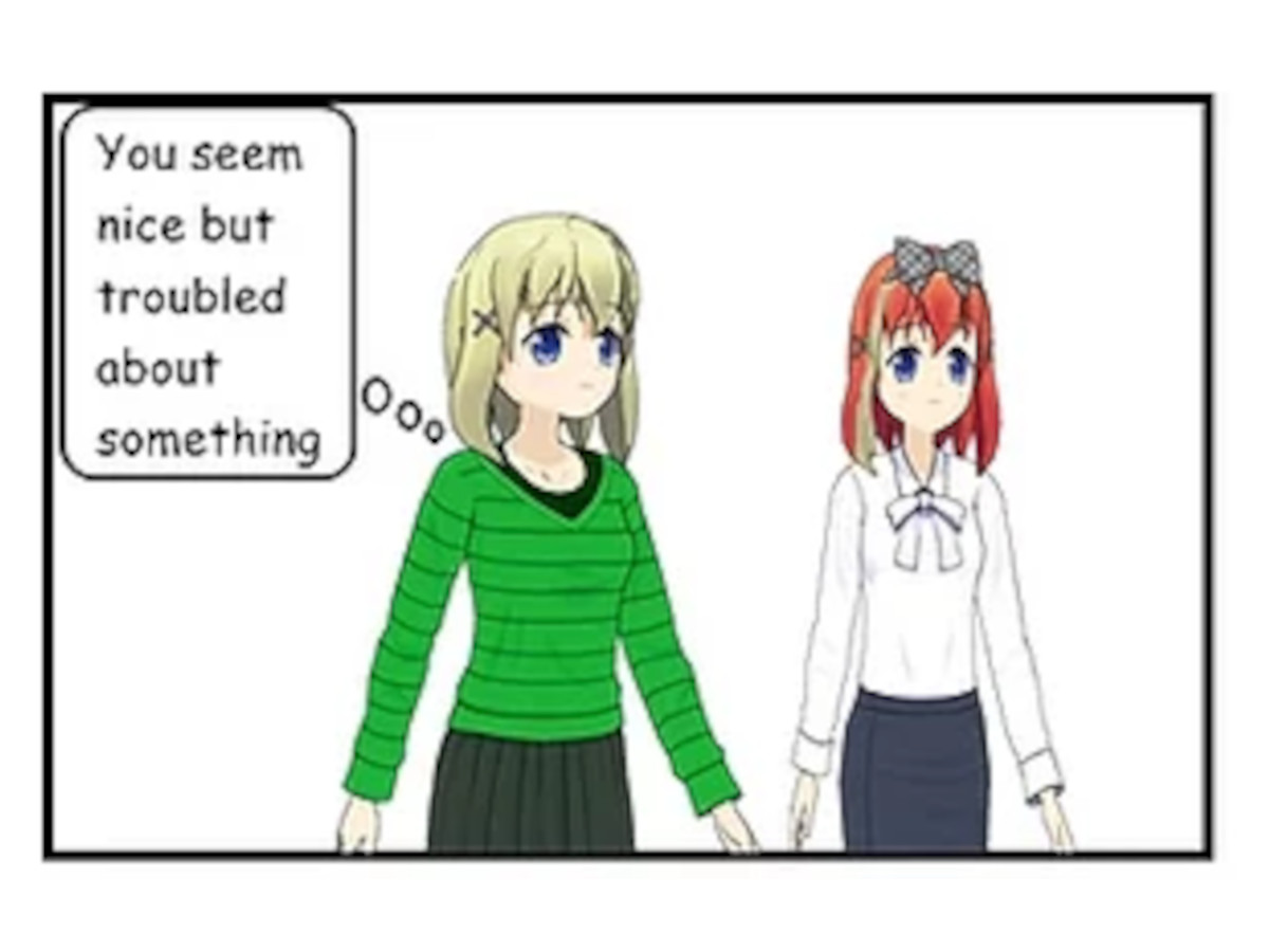 You seem nice but troubled about something