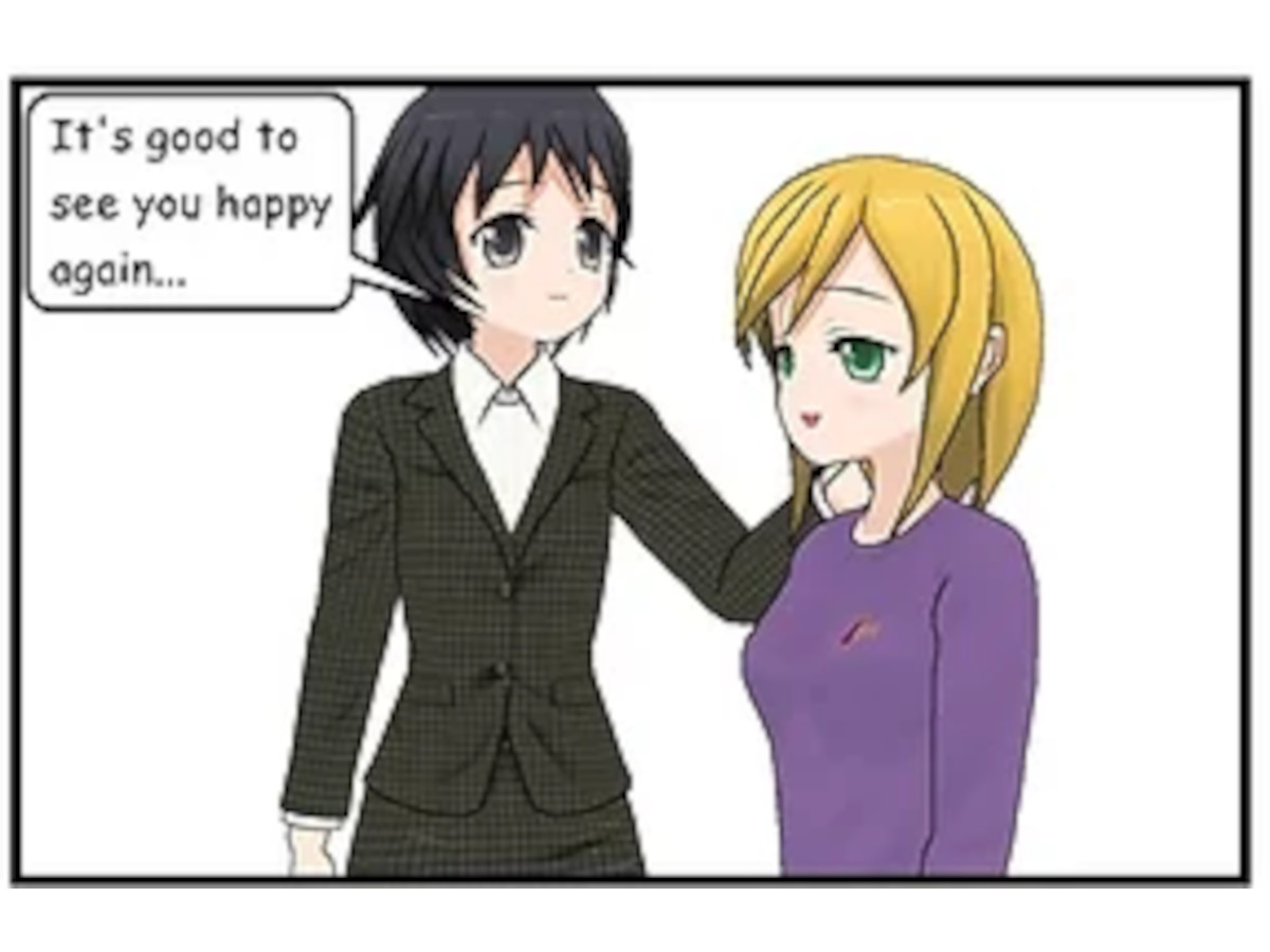 It's good to see you happy again