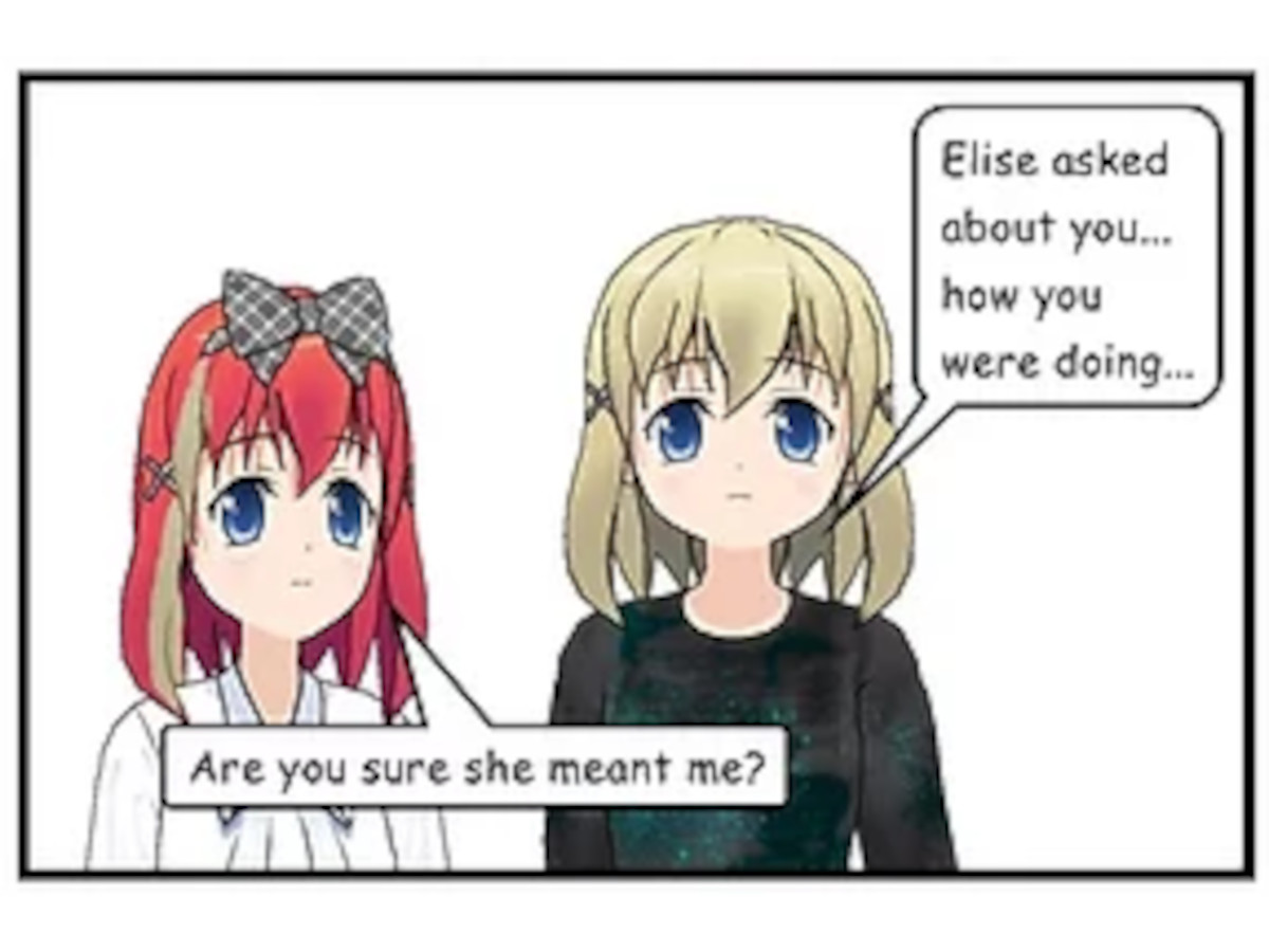 Are you sure she meant me