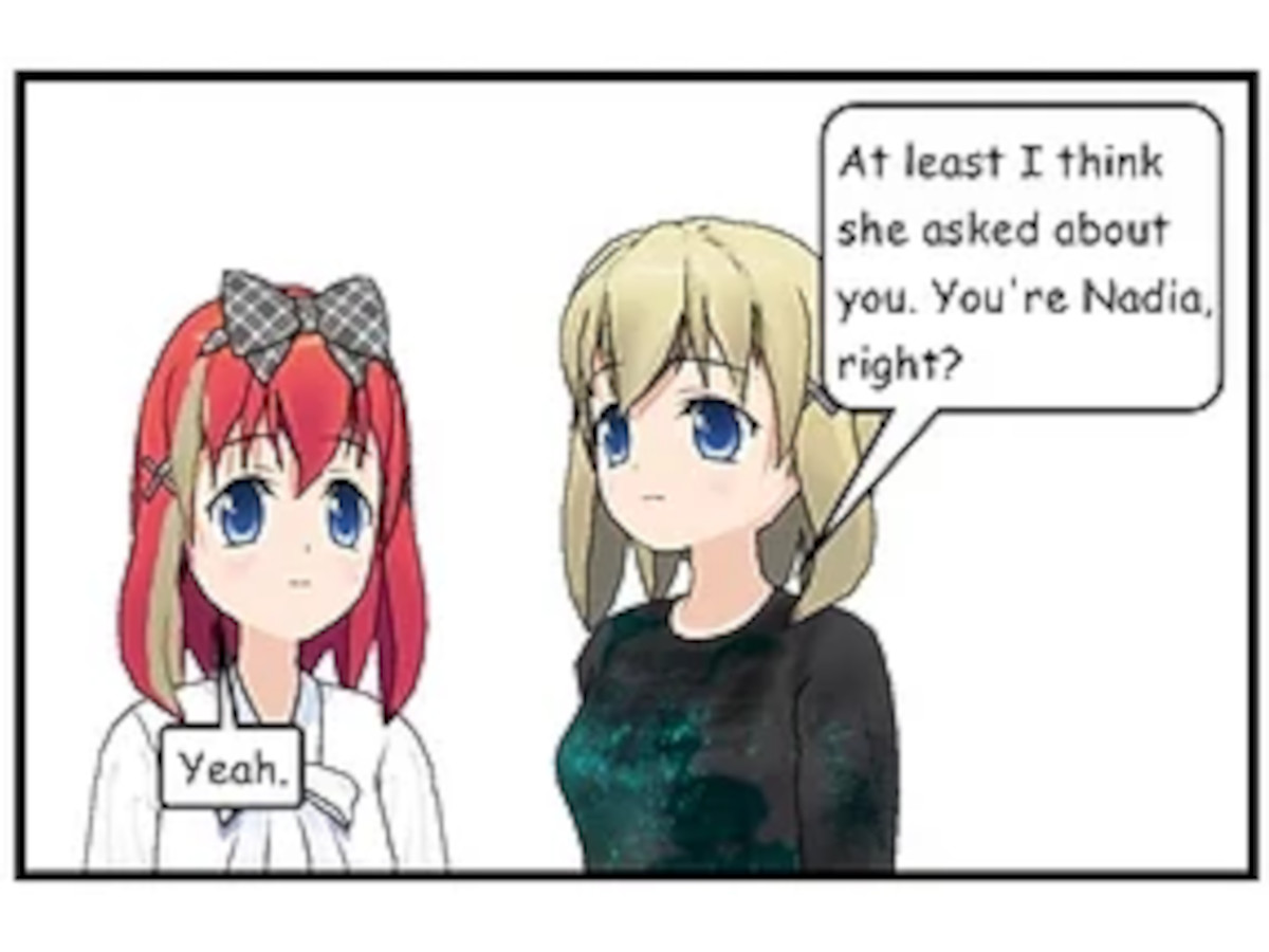 You're Nadia, right