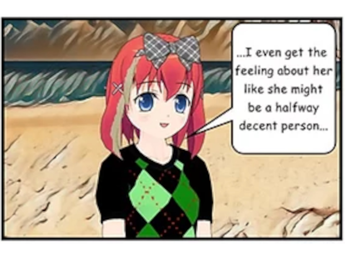 I even get the feeling she might be a decent person