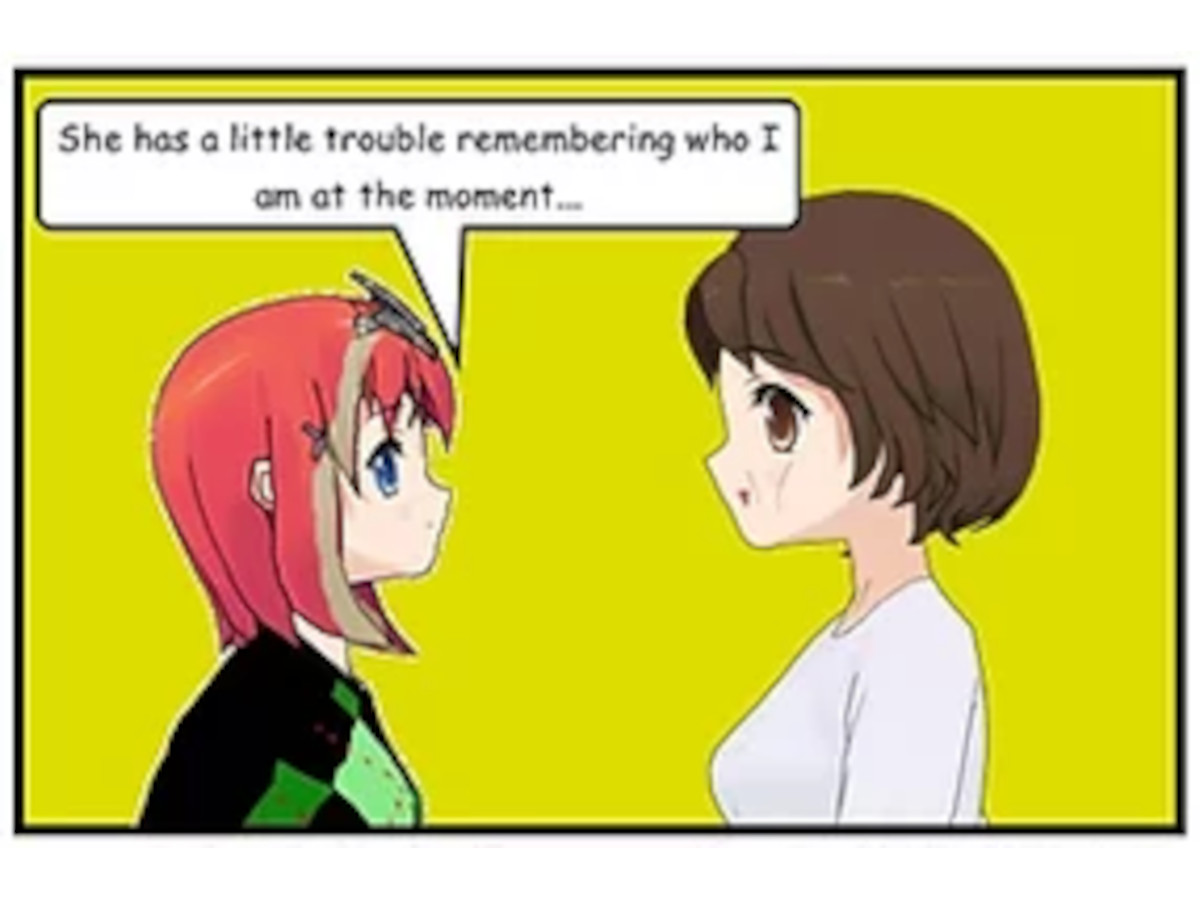 She has a little trouble remembering