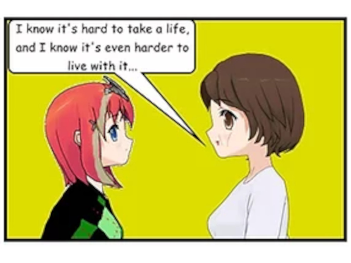 It's hard to take a life and it's even harder to live with it...