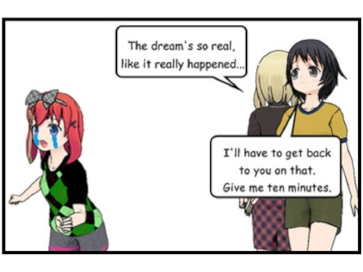 The dream's so real like it really happened...