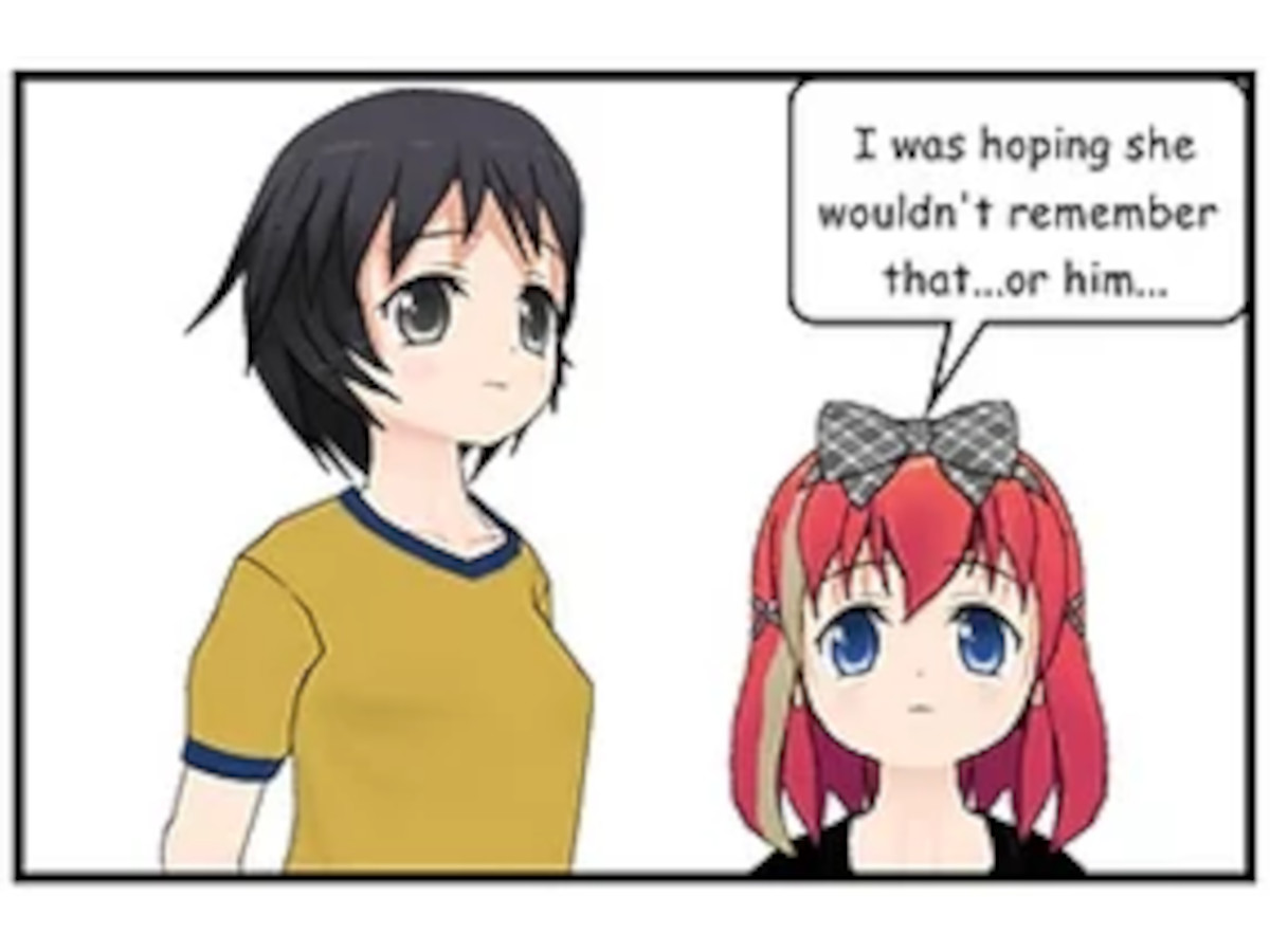 I was hoping she wouldn't remember him...