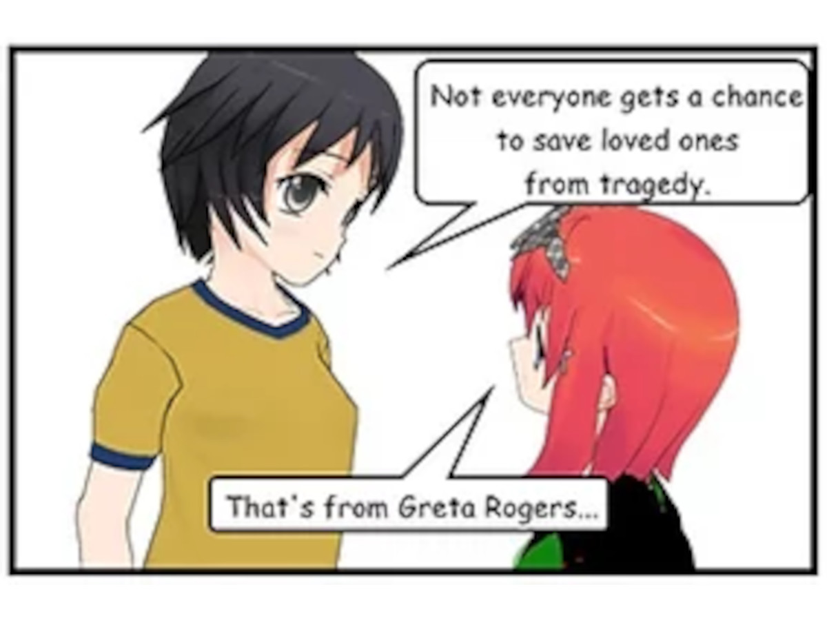 Not everyone gets a chance to save loved ones from tragedy.