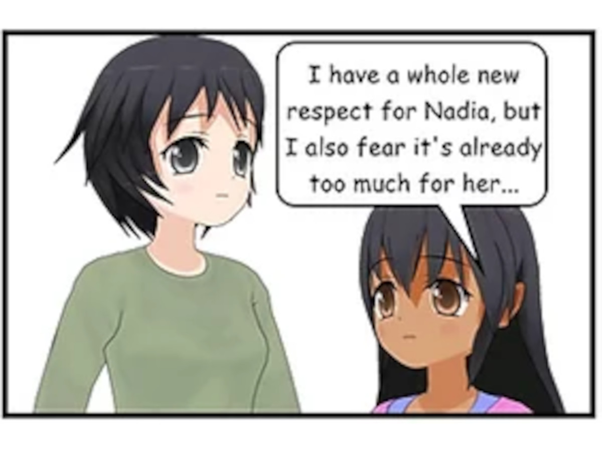 I have a whole new respect for Nadia...