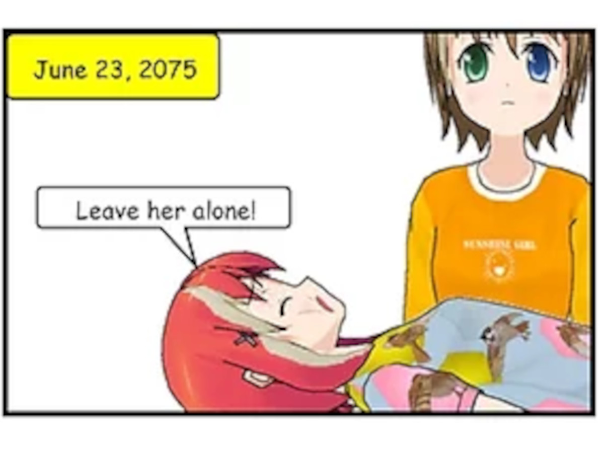 NADIA (night terror): Leave her alone!