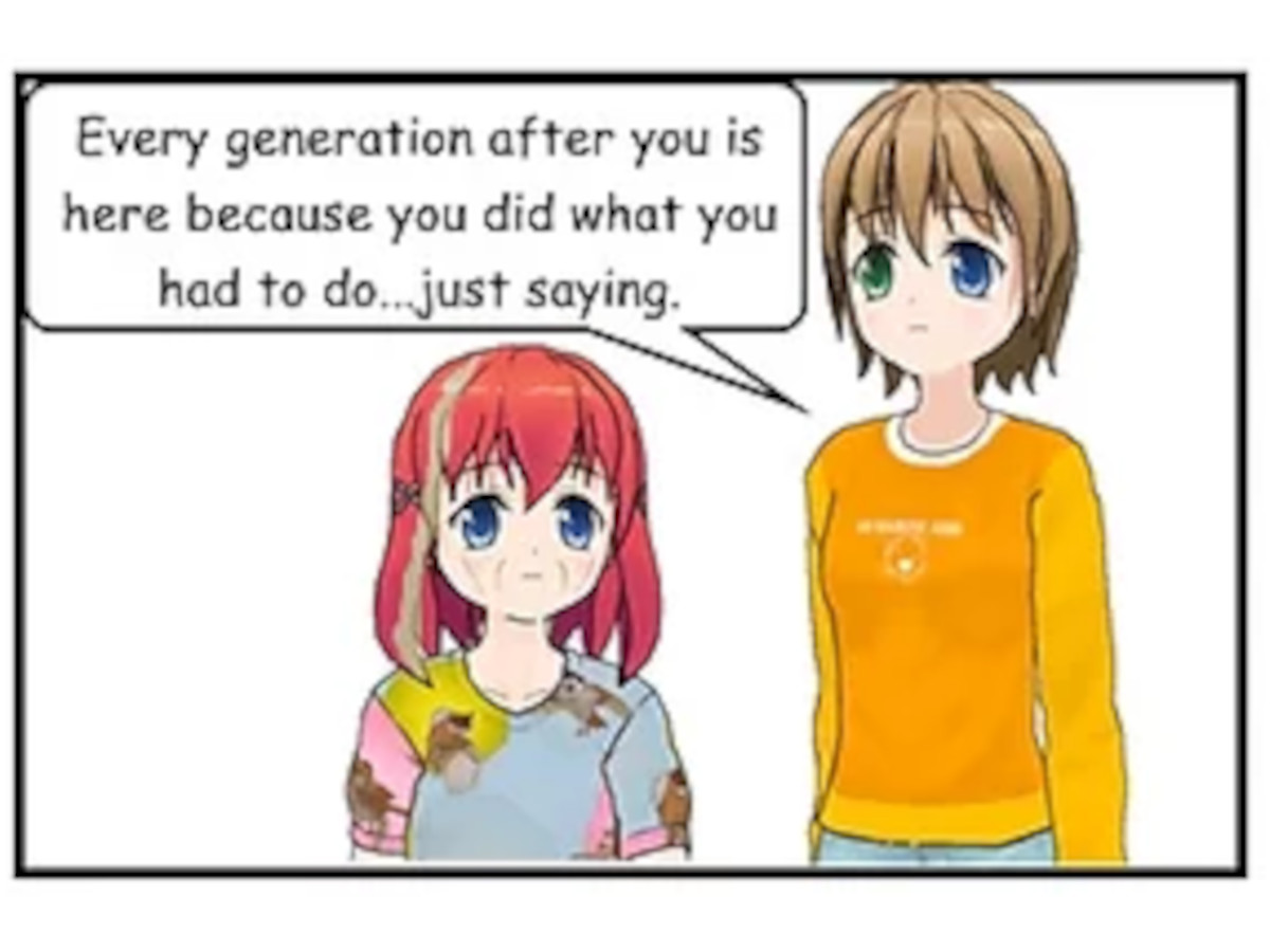 Every generation after you is here