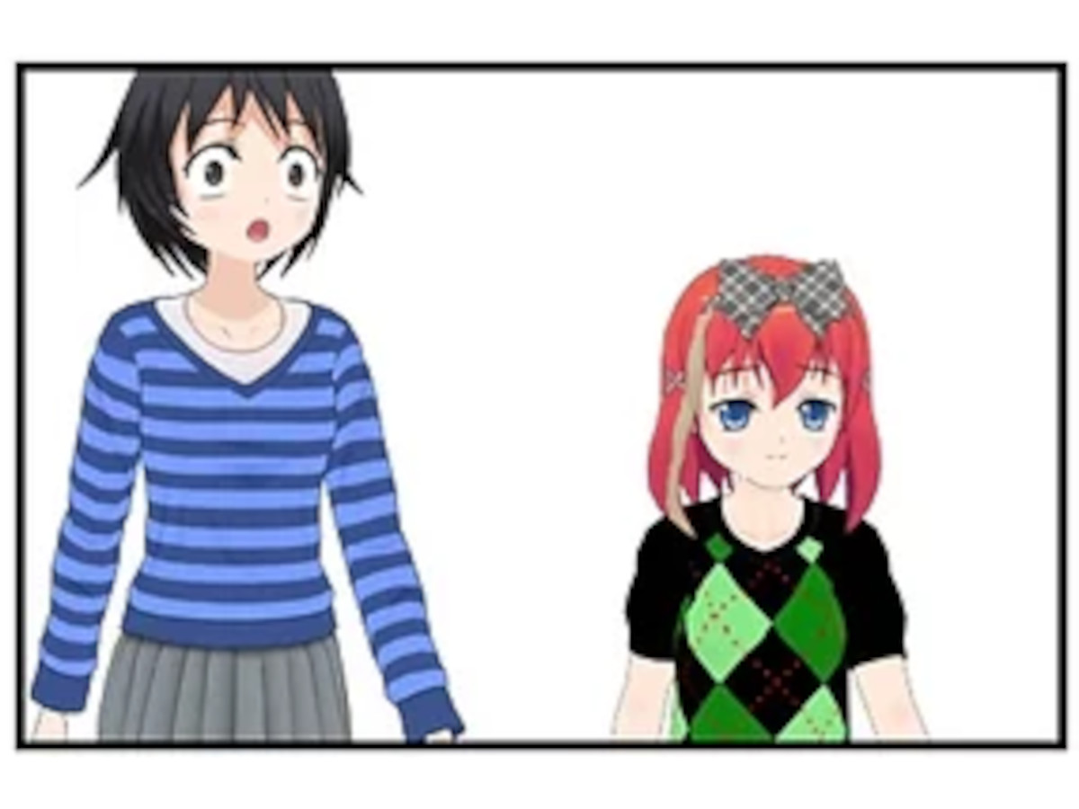 024_002 – Nadia stands beside a dark-haired girl as they stare down at the dying Percy in shock and silence.