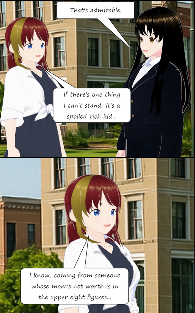You seem nice but troubled about something